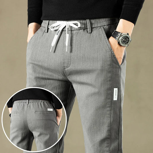 Comfortable regular fit trousers