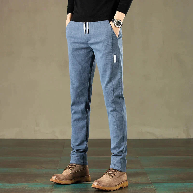 Comfortable regular fit trousers