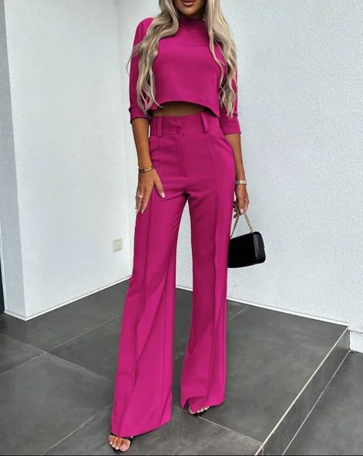 2-piece Top With Trousers Set