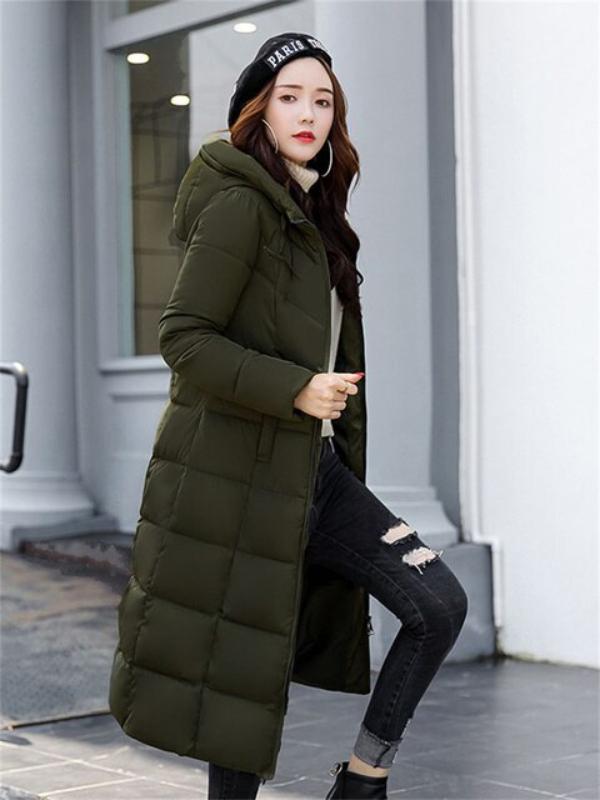 Women's Quilted Winter Jacket - Stylish Insulated Outerwear for Cold Weather - Warm and Comfortable