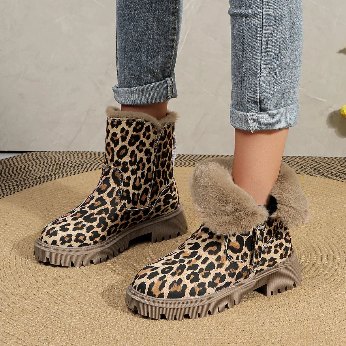 Wide Stylish winter boots