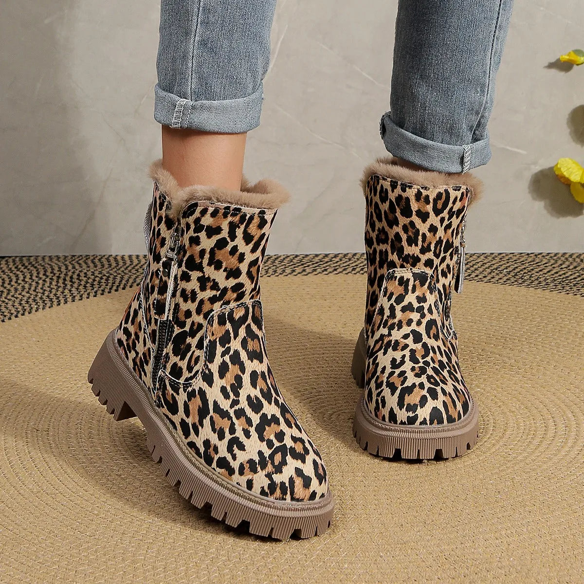 Wide Stylish winter boots