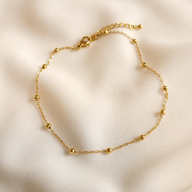 Two-layer heart anklet