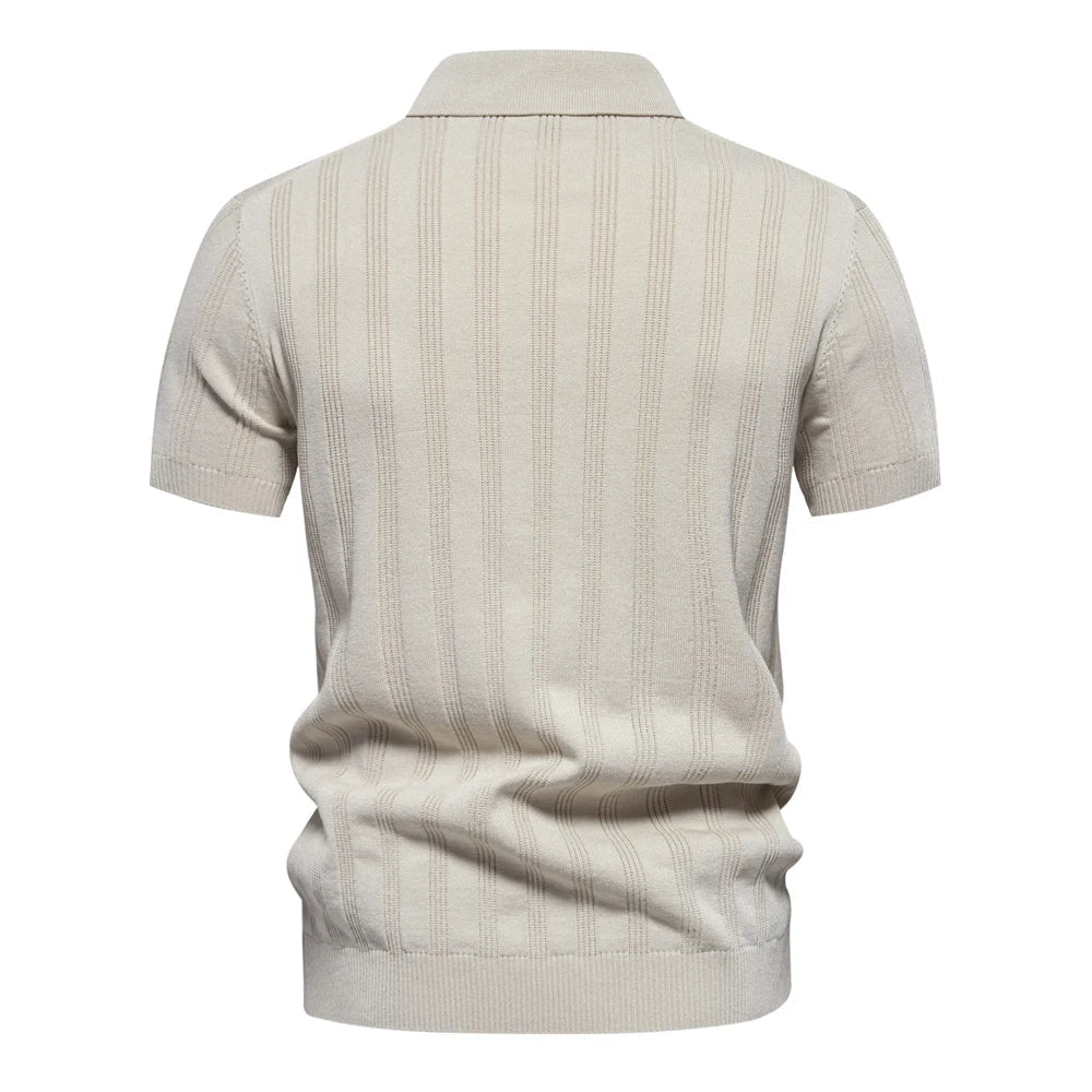 Summer Knitted Men's T-Shirt