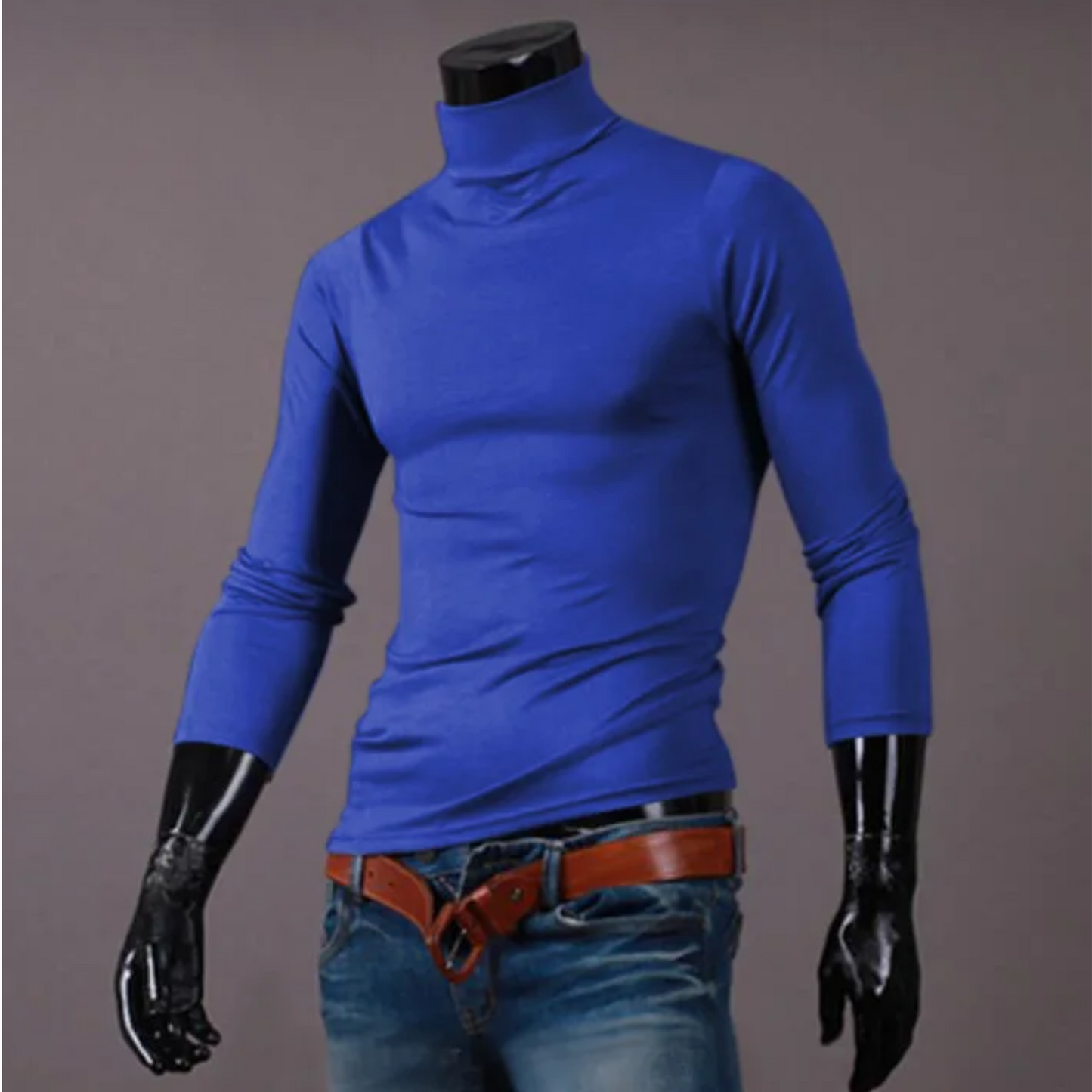 Lightweight turtleneck jumper for sport and leisure