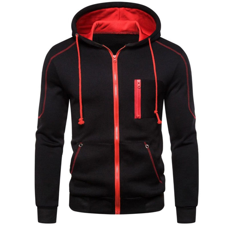 Men - Sports Hoodie - Stylish Drawstring Design - Comfortable Trendy Athletic Wear for Active Lifestyle