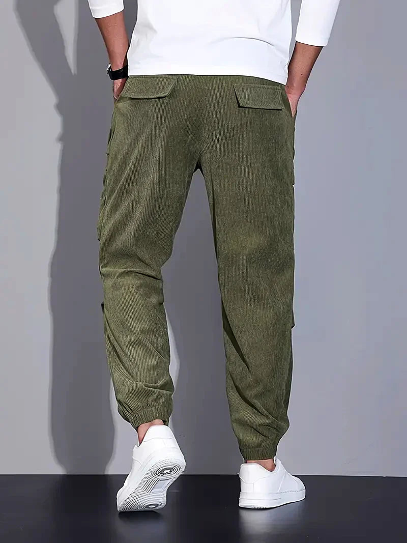 Men - Cargo Jogging Trousers - Comfortable Cotton Blend - Stylish Activewear for Daily Adventures