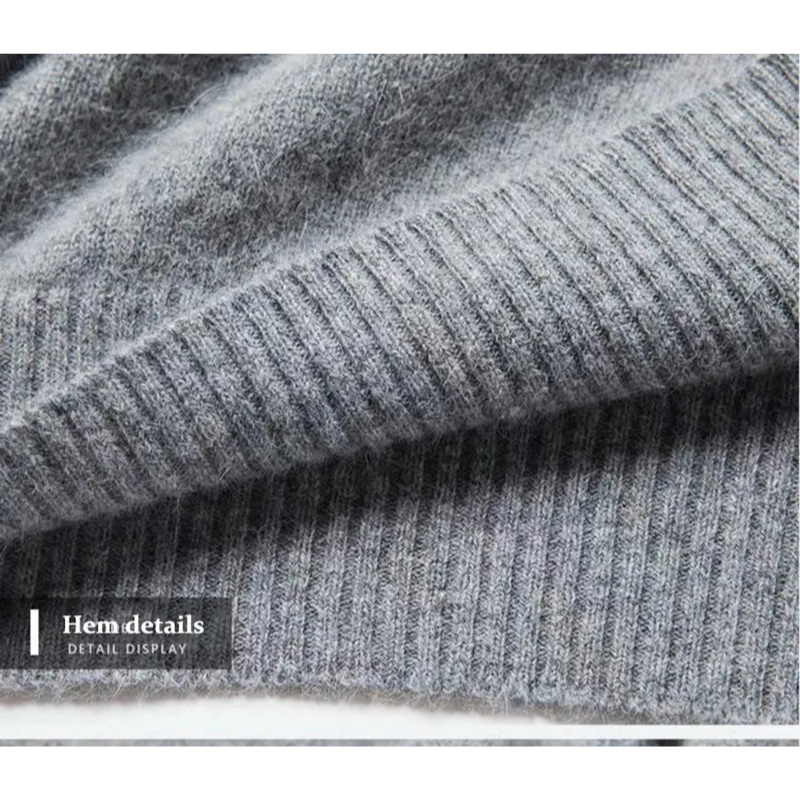 Classic turtleneck jumper made from the finest wool