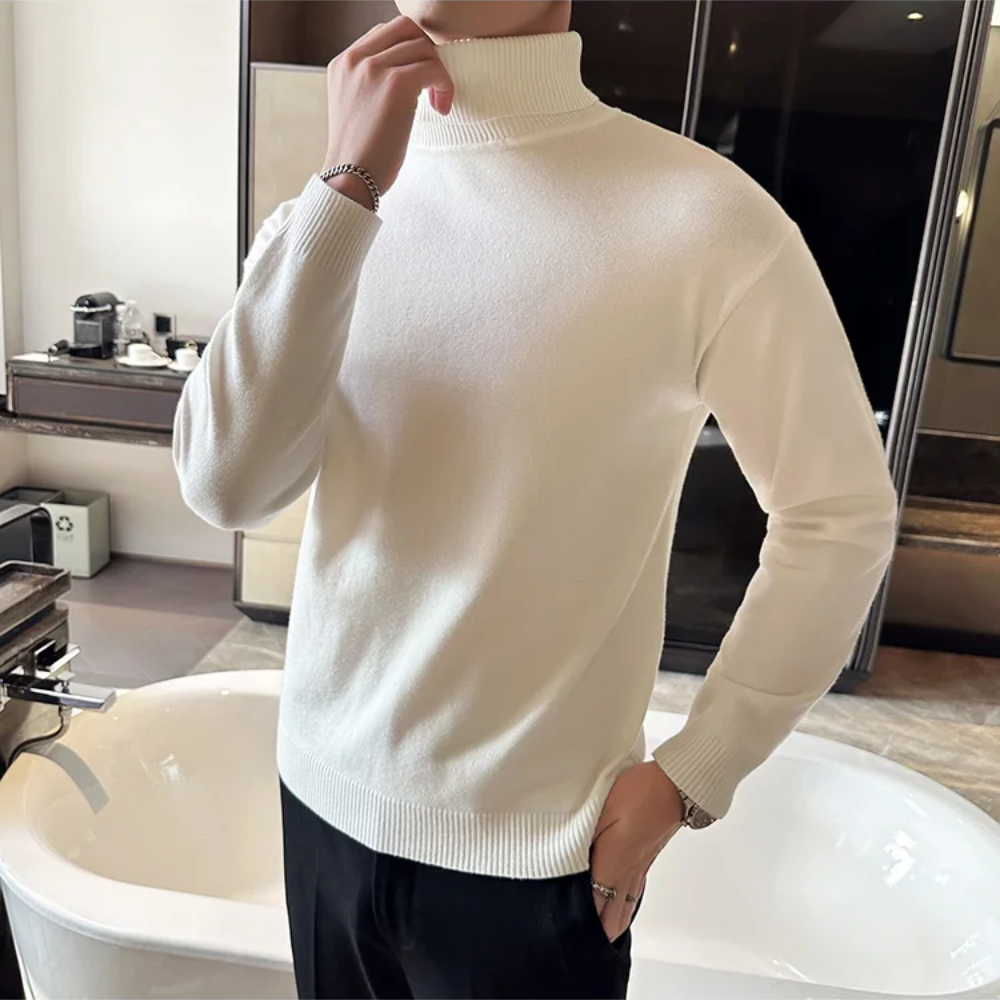 Comfortable fit Turtleneck jumper men