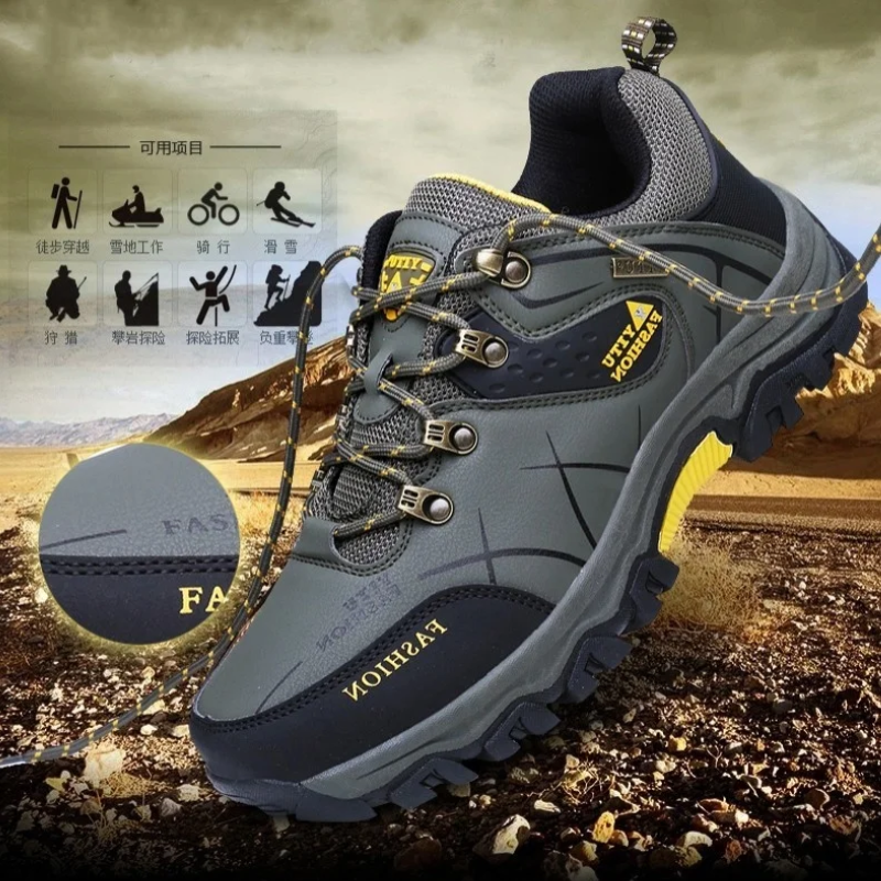 Shoes Men Waterproof Non-slip Outdoor Trekking