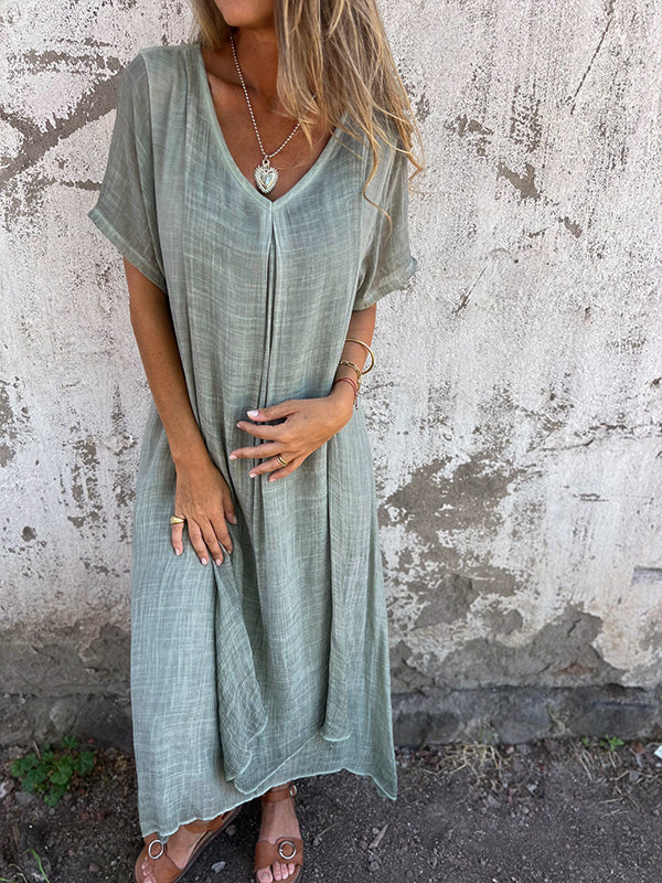 Comfortable Linen Dress