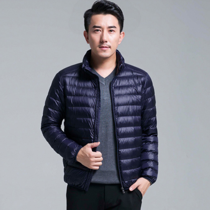 Lightweight quilted transitional jacket for men