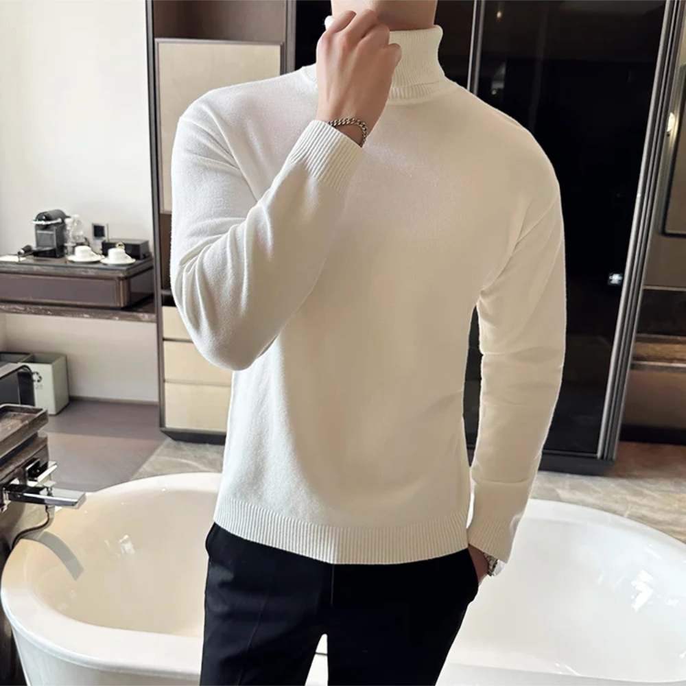 Comfortable fit Turtleneck jumper men