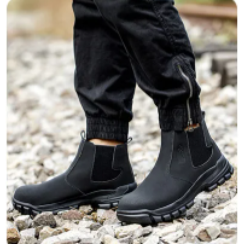 Boots with waterproof upper and padded sole