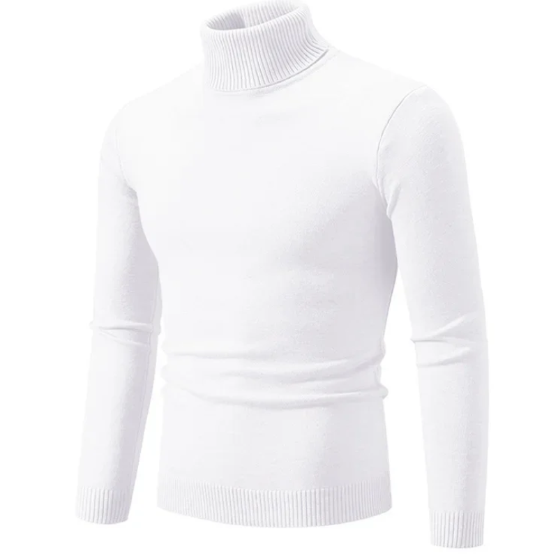 Elegant turtleneck jumper in fine knit