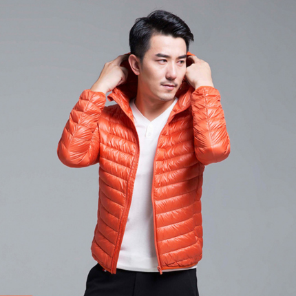 Lightweight quilted transitional jacket for men