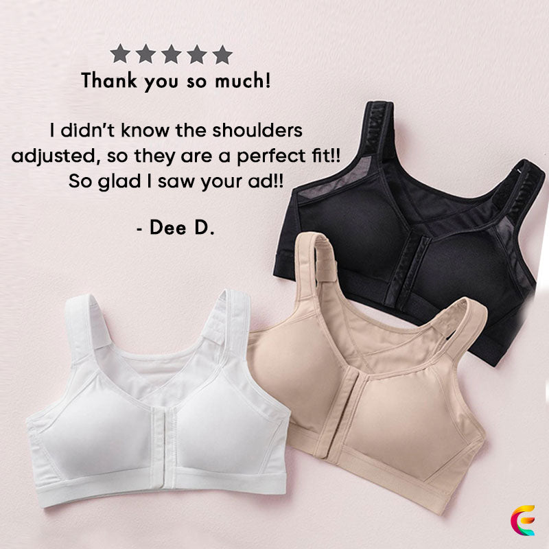 Comfy bra with adjustable support