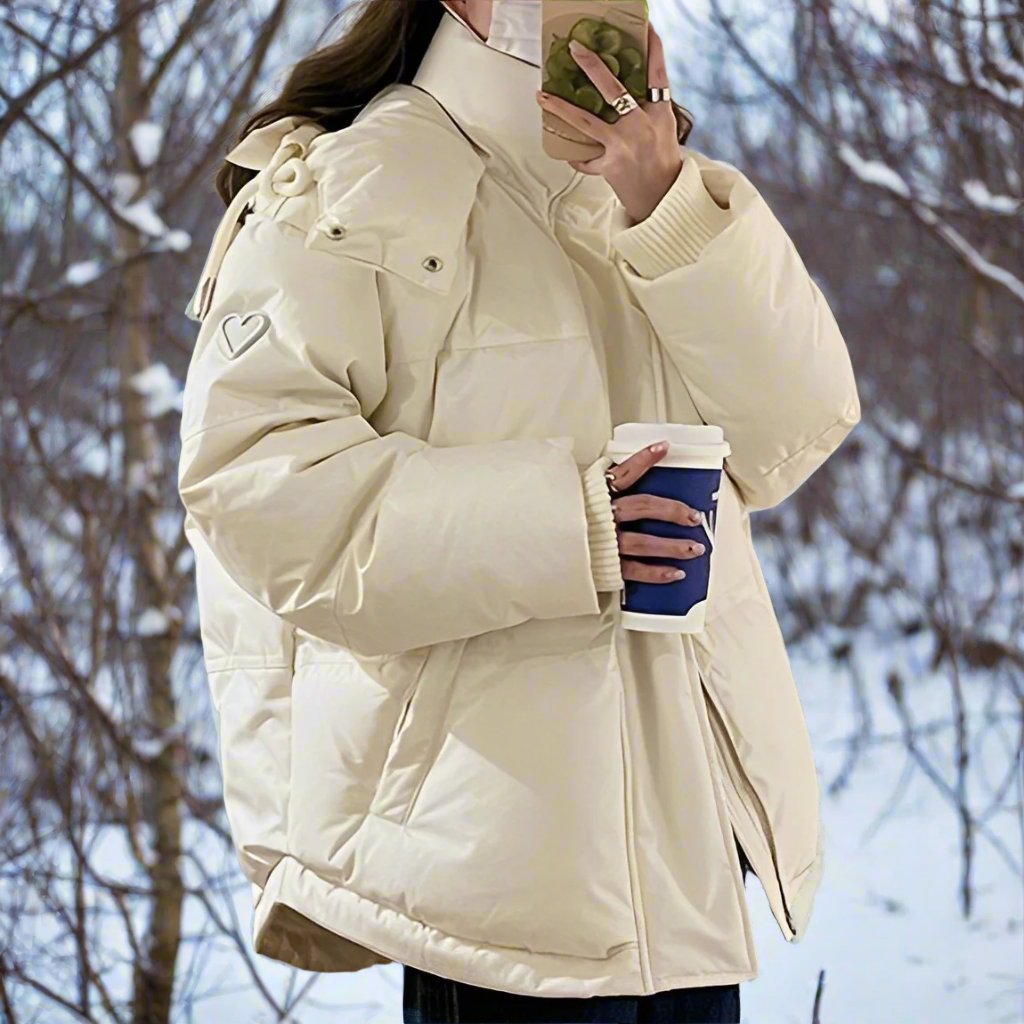 Women - Down Jacket - Thick Padded - Warm and Stylish Winter Outerwear