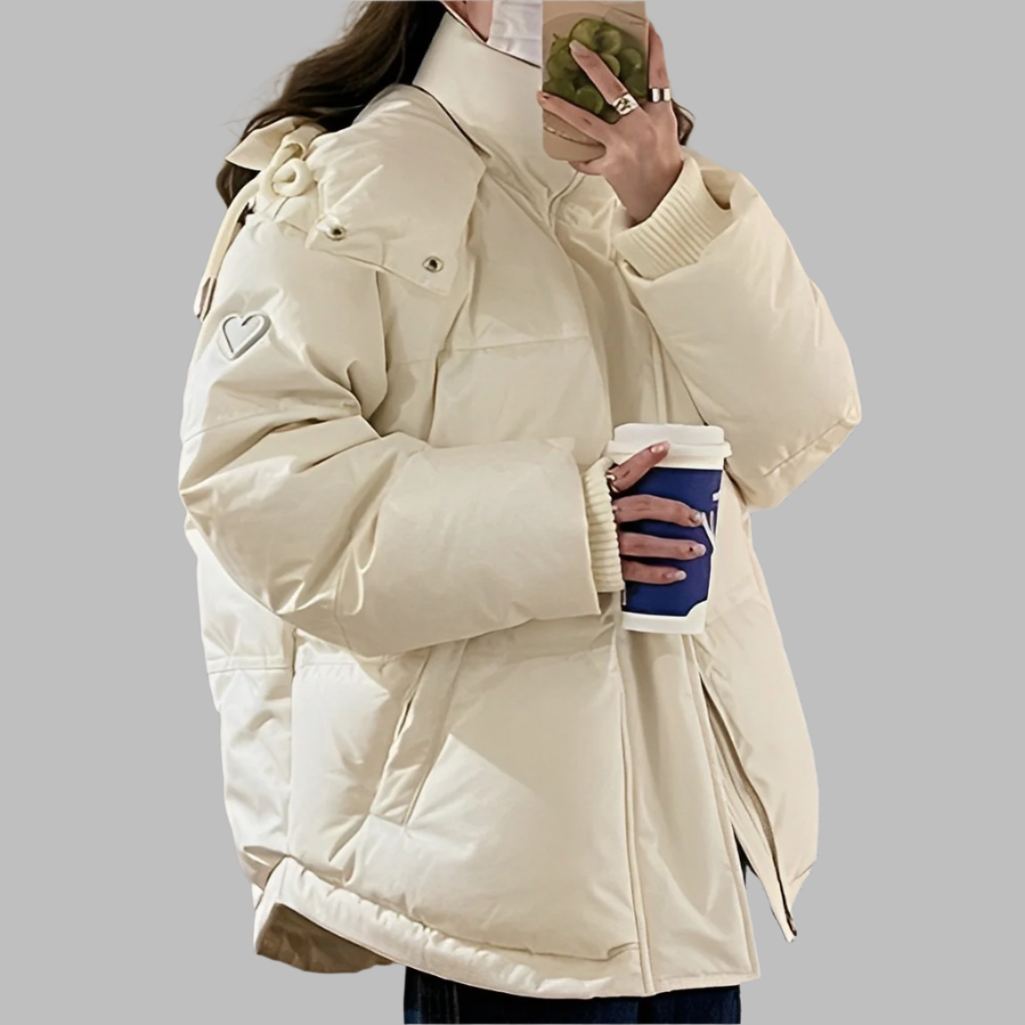 Women - Down Jacket - Thick Padded - Warm and Stylish Winter Outerwear