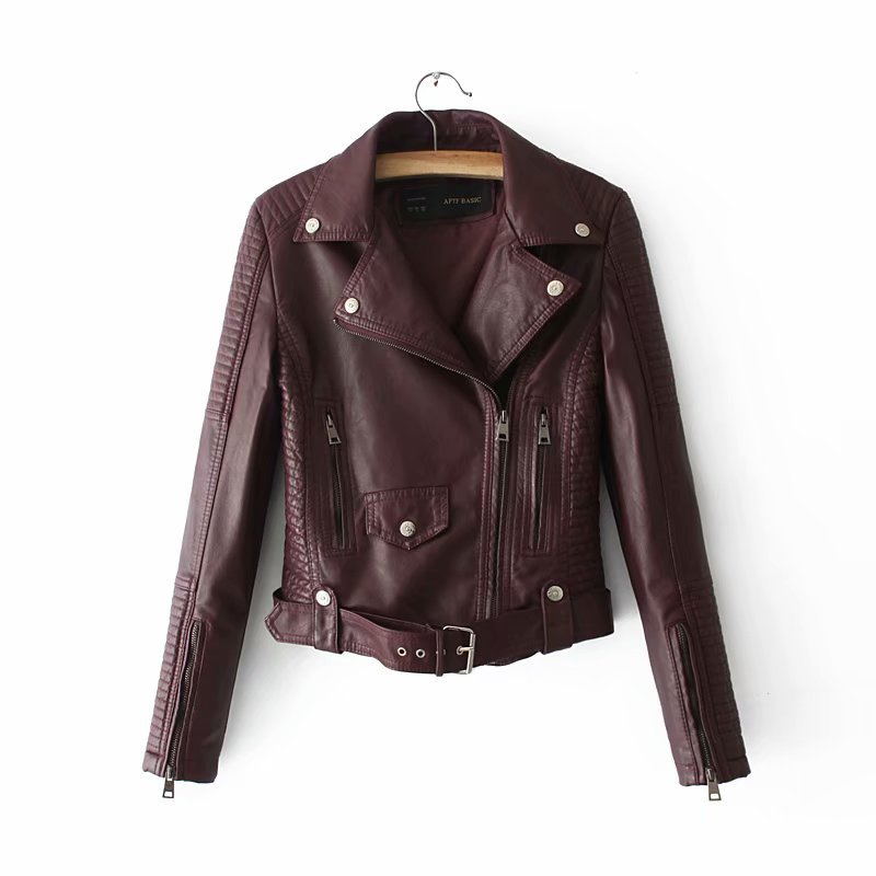 Women's Jacket - Durable Leather - Stylish & Protective Motorbike Riding Gear - Comfortable Fit