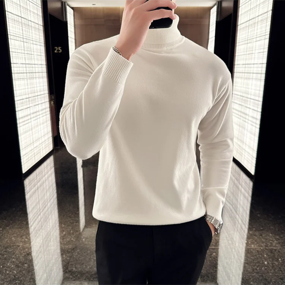 Comfortable fit Turtleneck jumper men