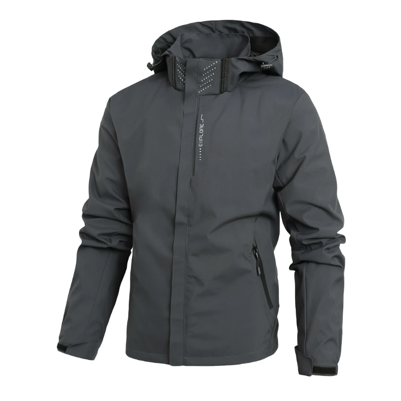 Men's mackintosh Breathable Waterproof with detachable hood