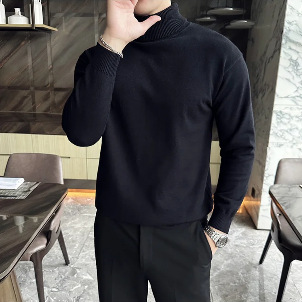 Comfortable fit Turtleneck jumper men