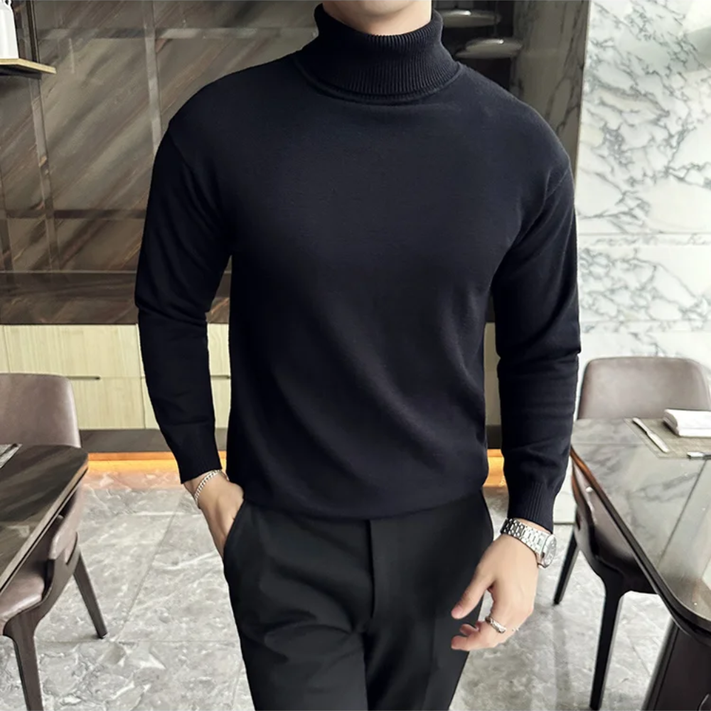 Comfortable fit Turtleneck jumper men