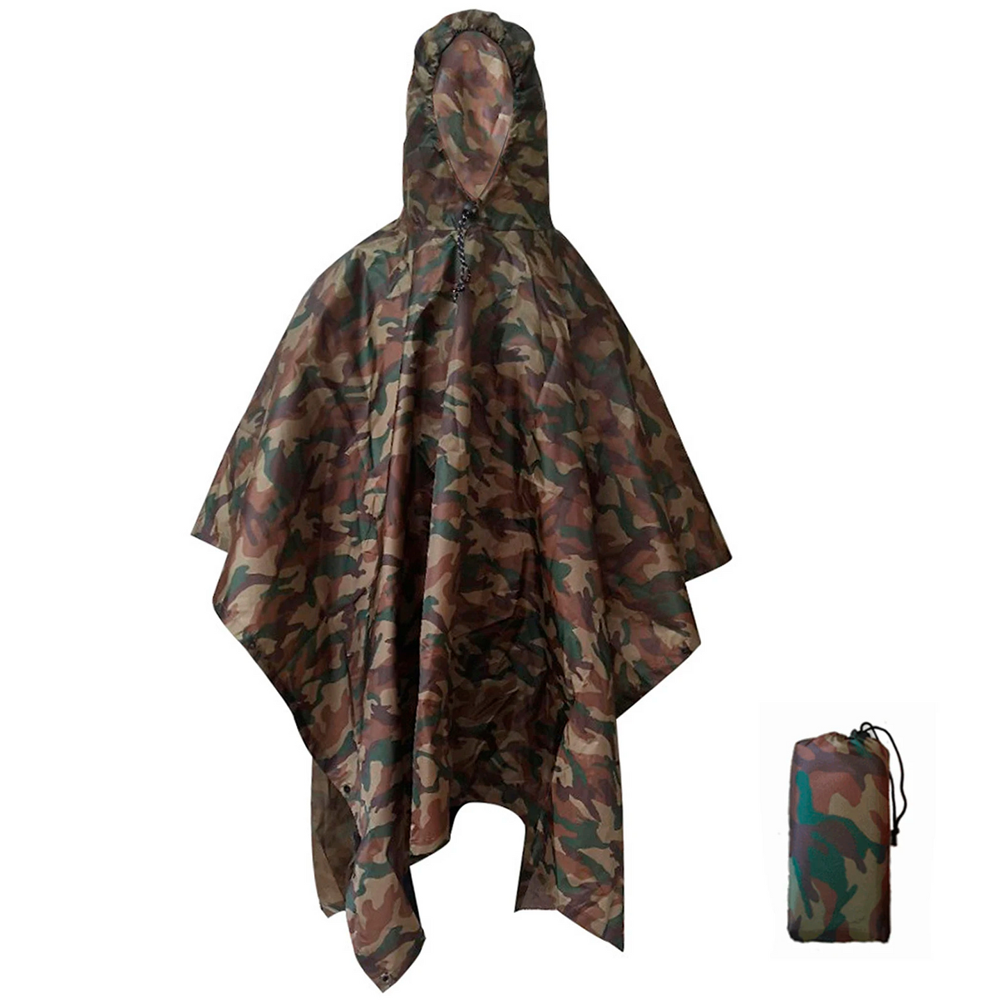 Men's mackintosh poncho waterproof lightweight with hood