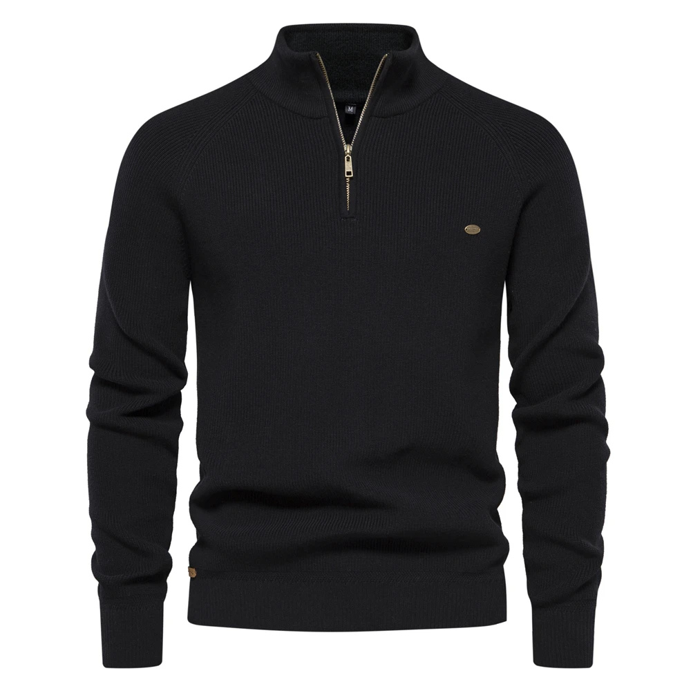 Half zip men's jumper for a casual and stylish look