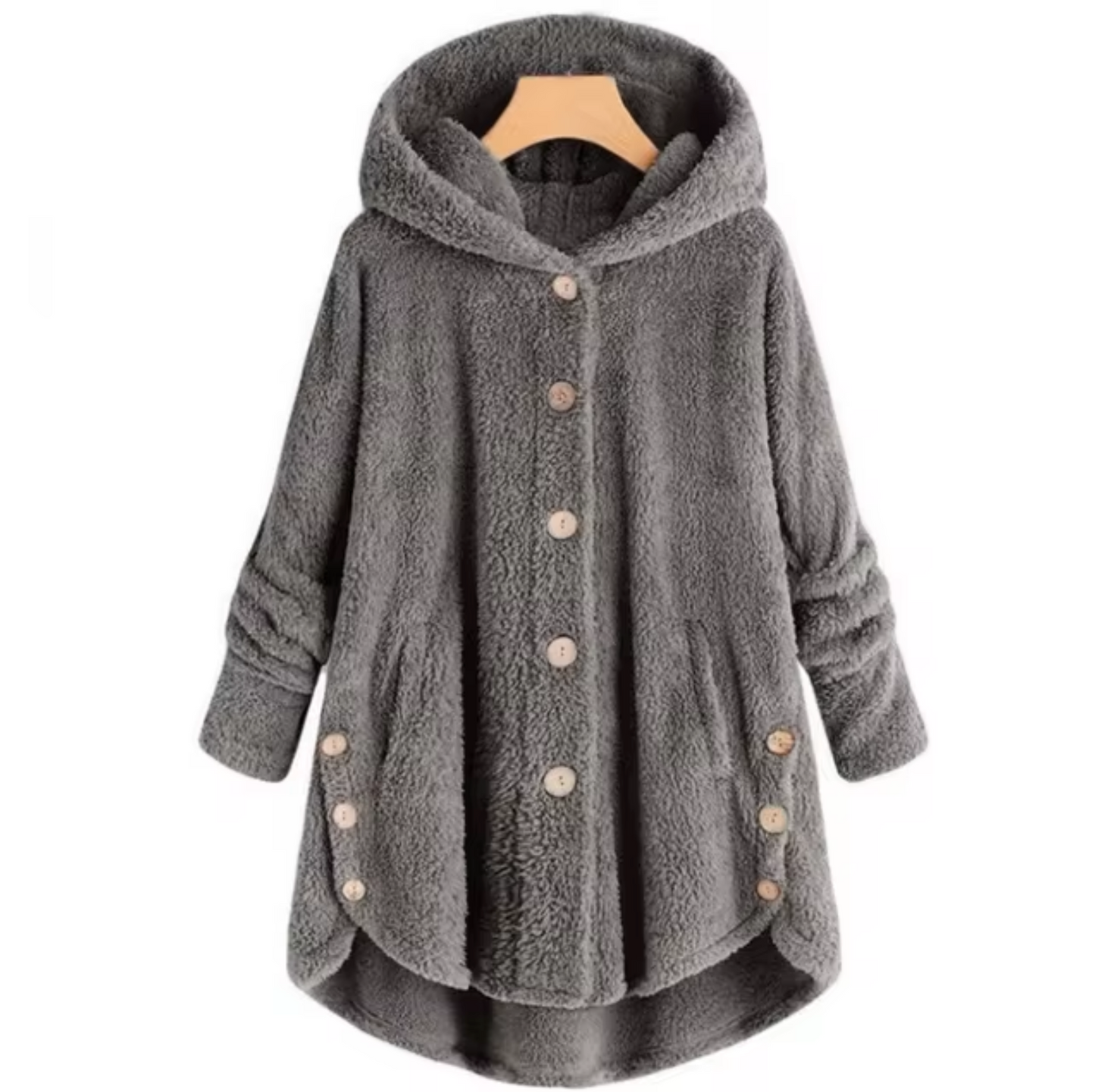 Plush wool teddy coat