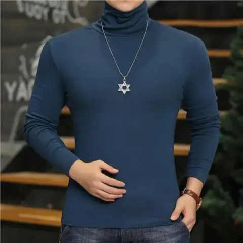 Breathable turtleneck jumper for everyday wear