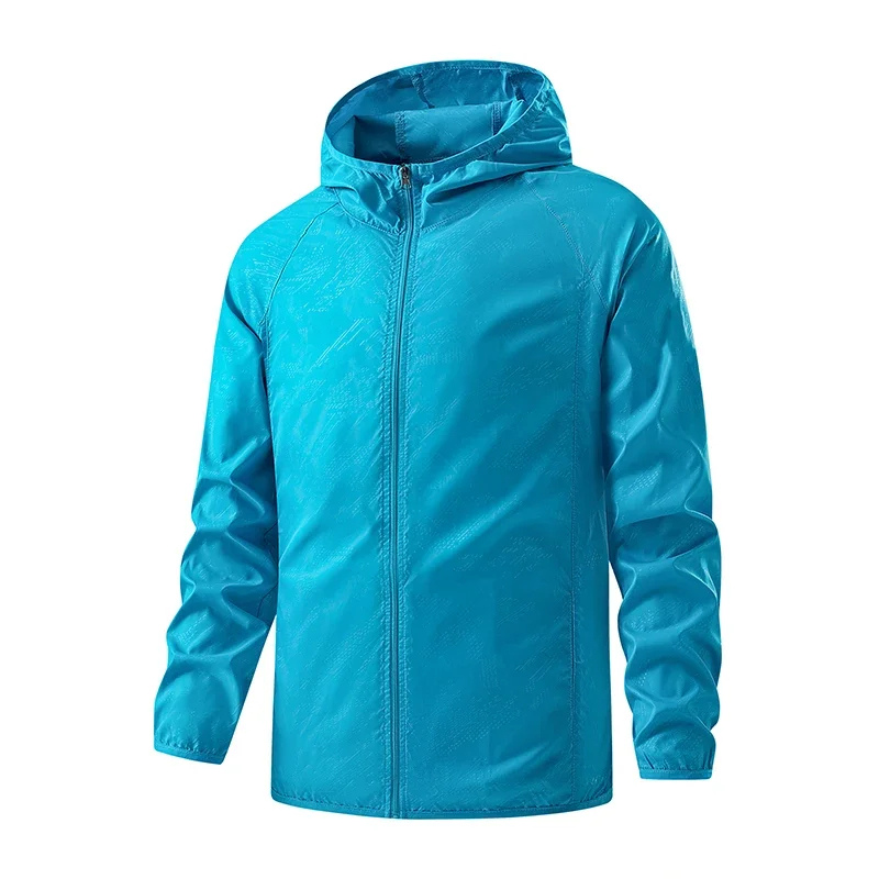 Men's waterproof mackintosh with hood for outdoor activities