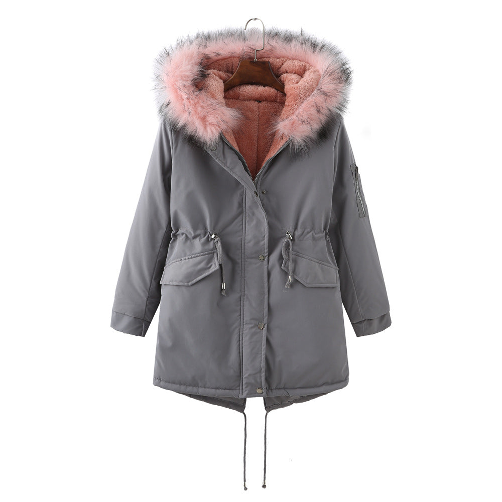 Women - Winter Jacket - Thick Fleece Cotton - Warm & Stylish Cold Weather Outerwear