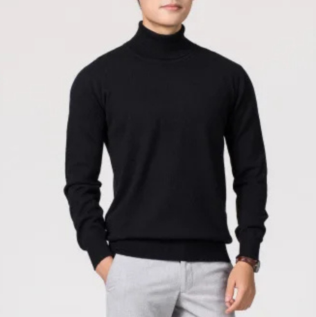 Elegant knit  turtleneck jumper men