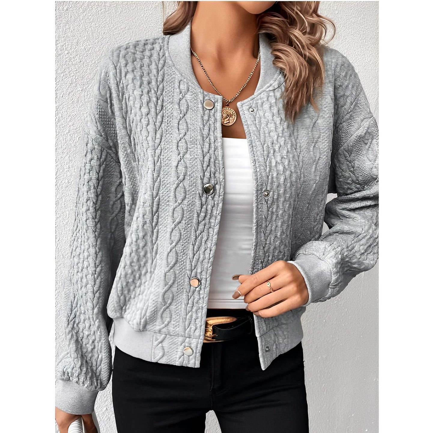 Women - Winter Baseball Jacket - Stylish & Warm - Cold Weather Comfort