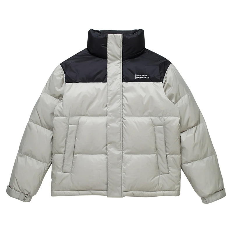 Puffer jacket with insulation and large pockets