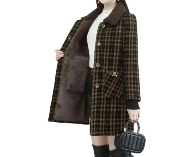 Thick, mid-length coat