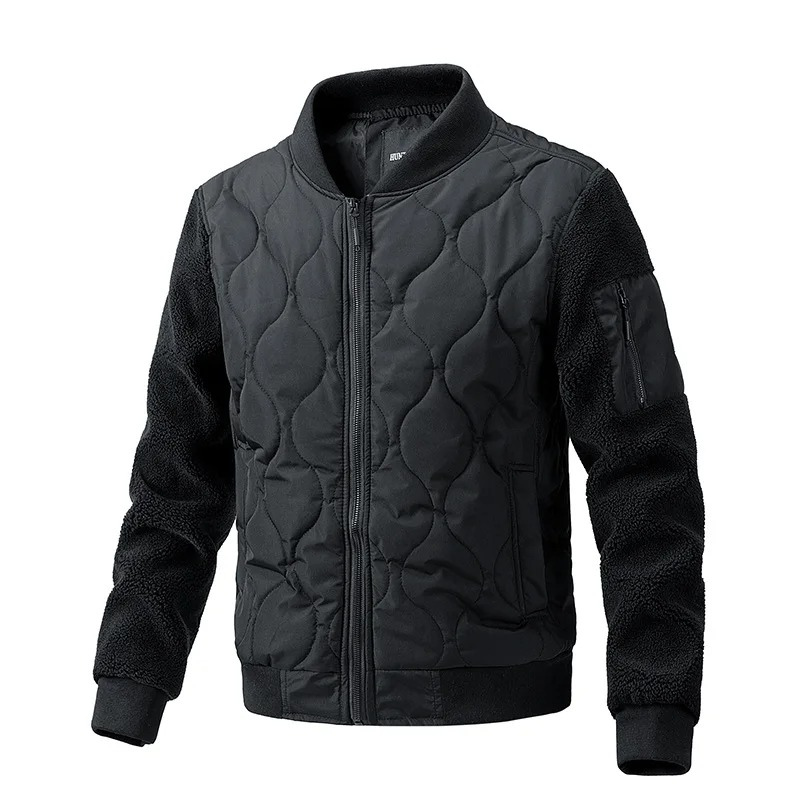 Men's quilted transitional jacket With zip