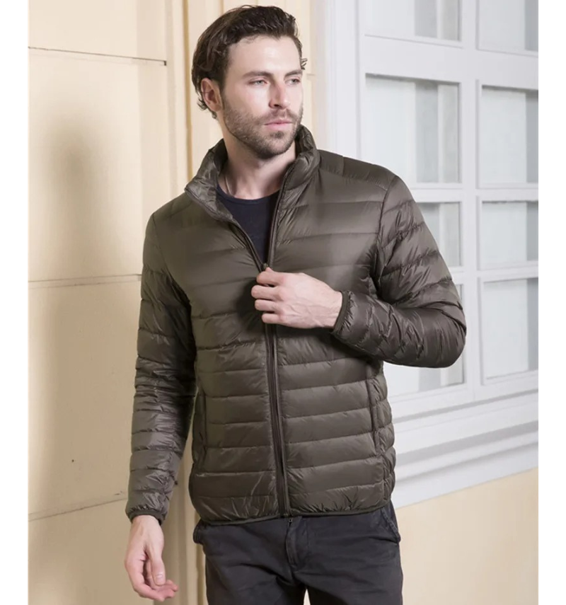 Men's Casual quilted transition jacket