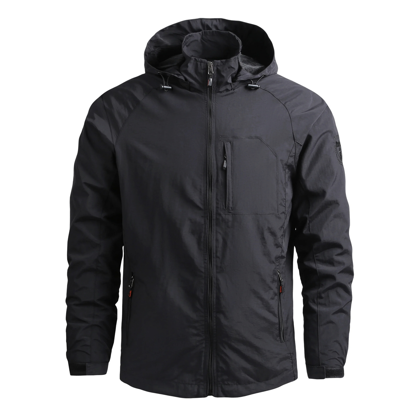 Men's mackintosh Lightweight waterproof with hood for trekking