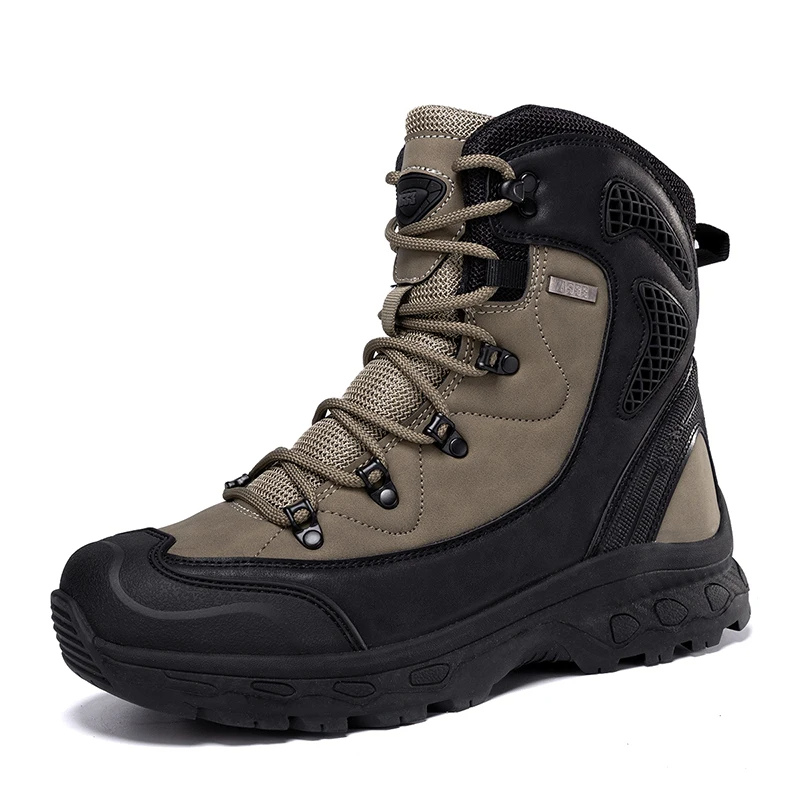 Hiking Shoes Men Waterproof Non-slip Outdoor Boots