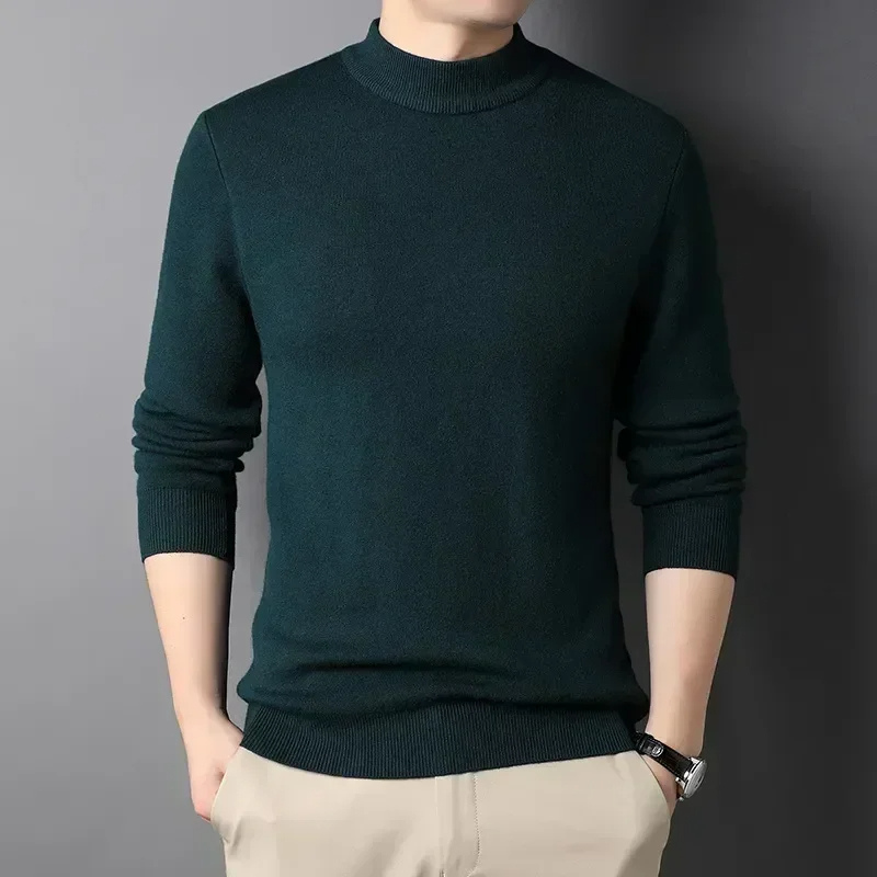 Warm knitted jumper in soft wool