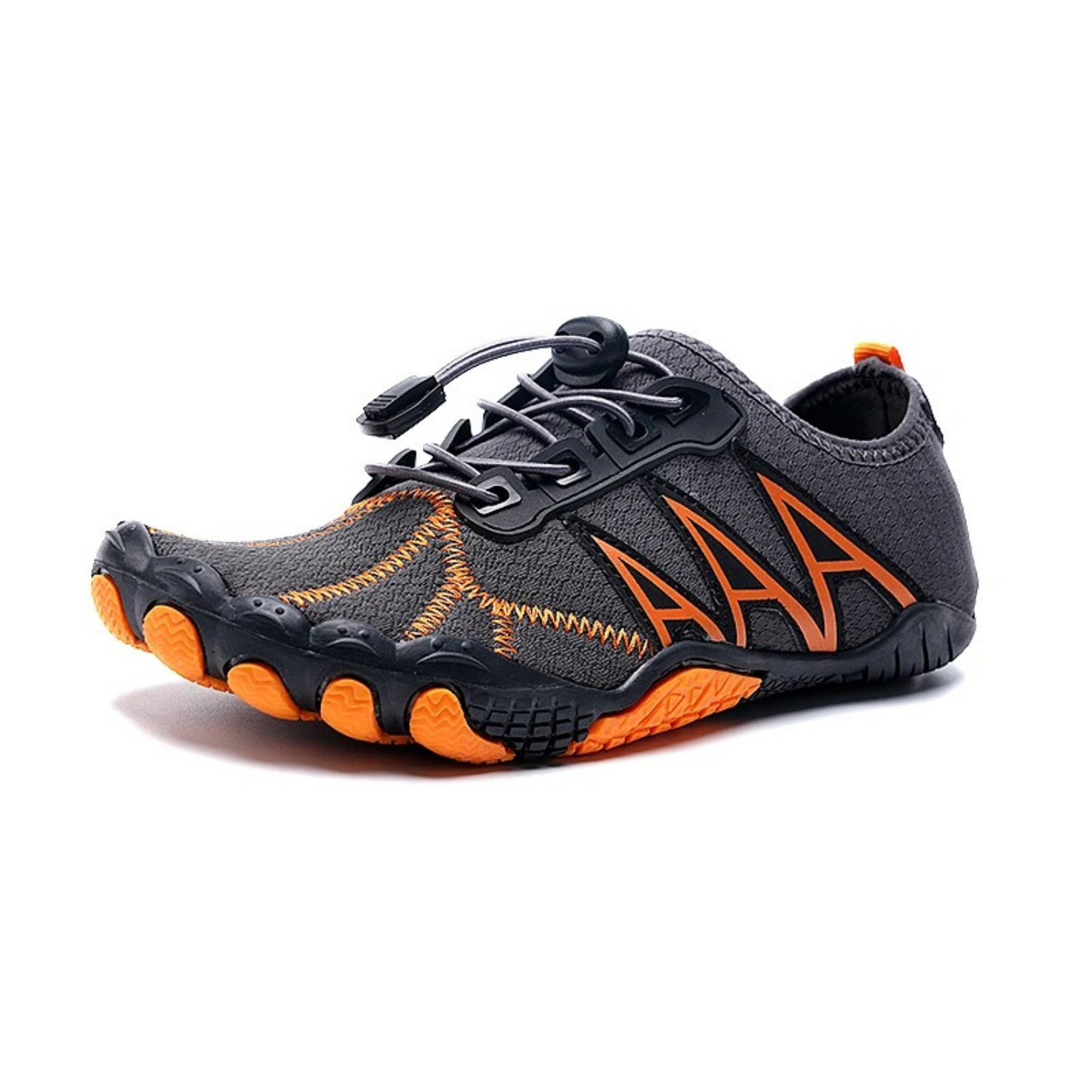 Neon stretchy laces rubber bottom barefoot shoes mens