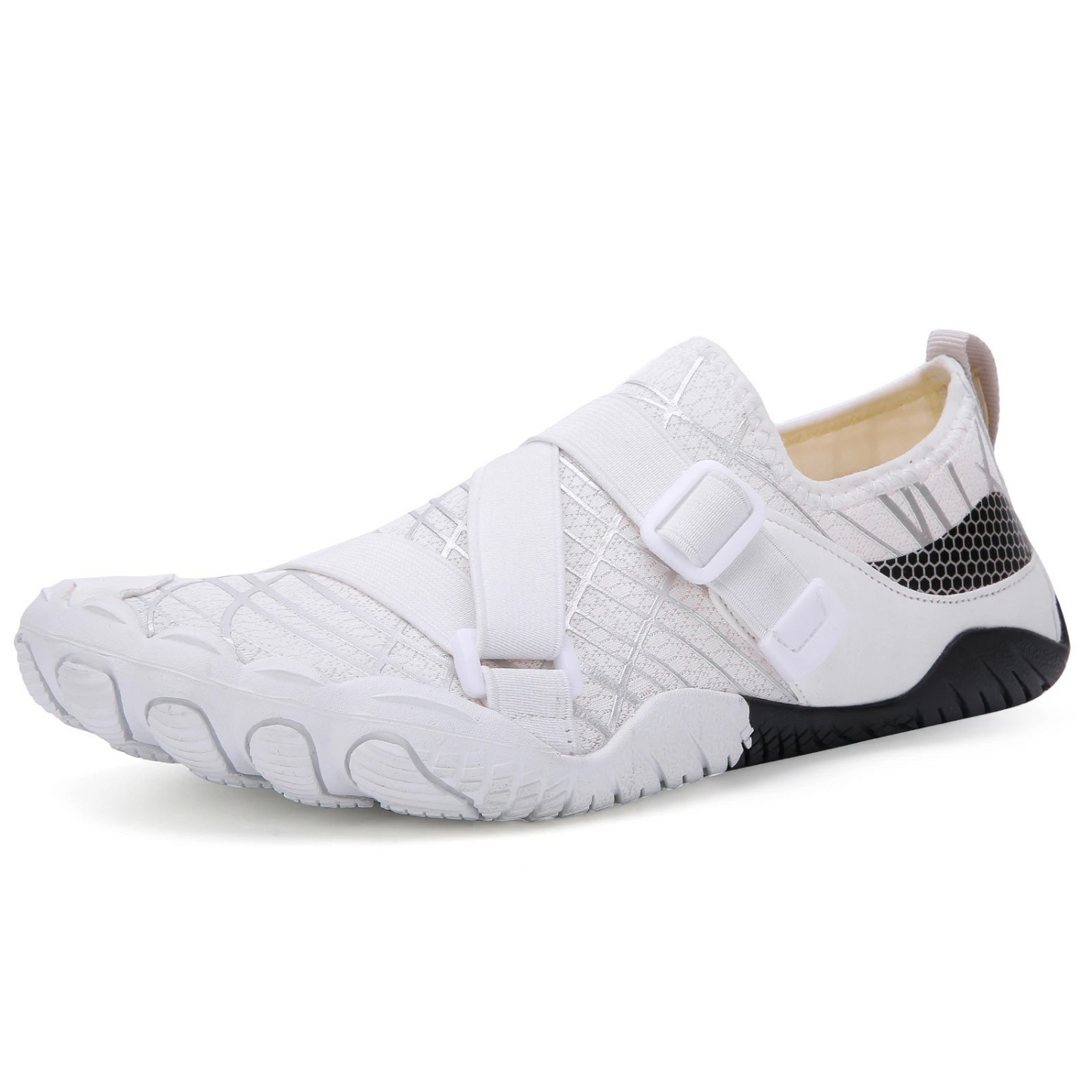 Non-slip barefoot shoes for men with rubber straps