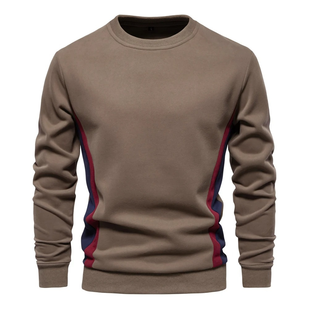 Casual jumper with side stripes