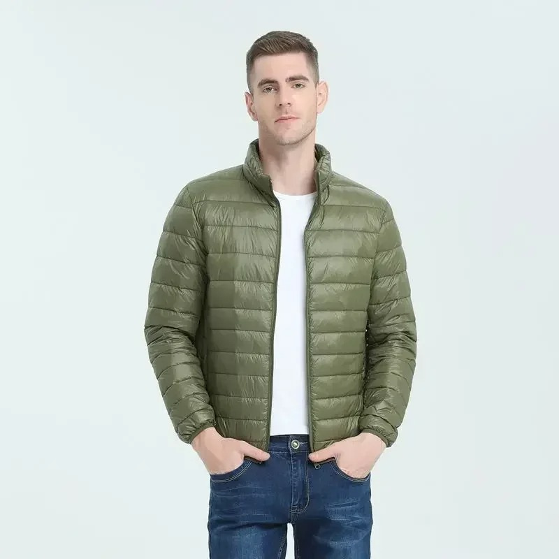 Men's quilted transition jacket lightweight, Insulated, With zip