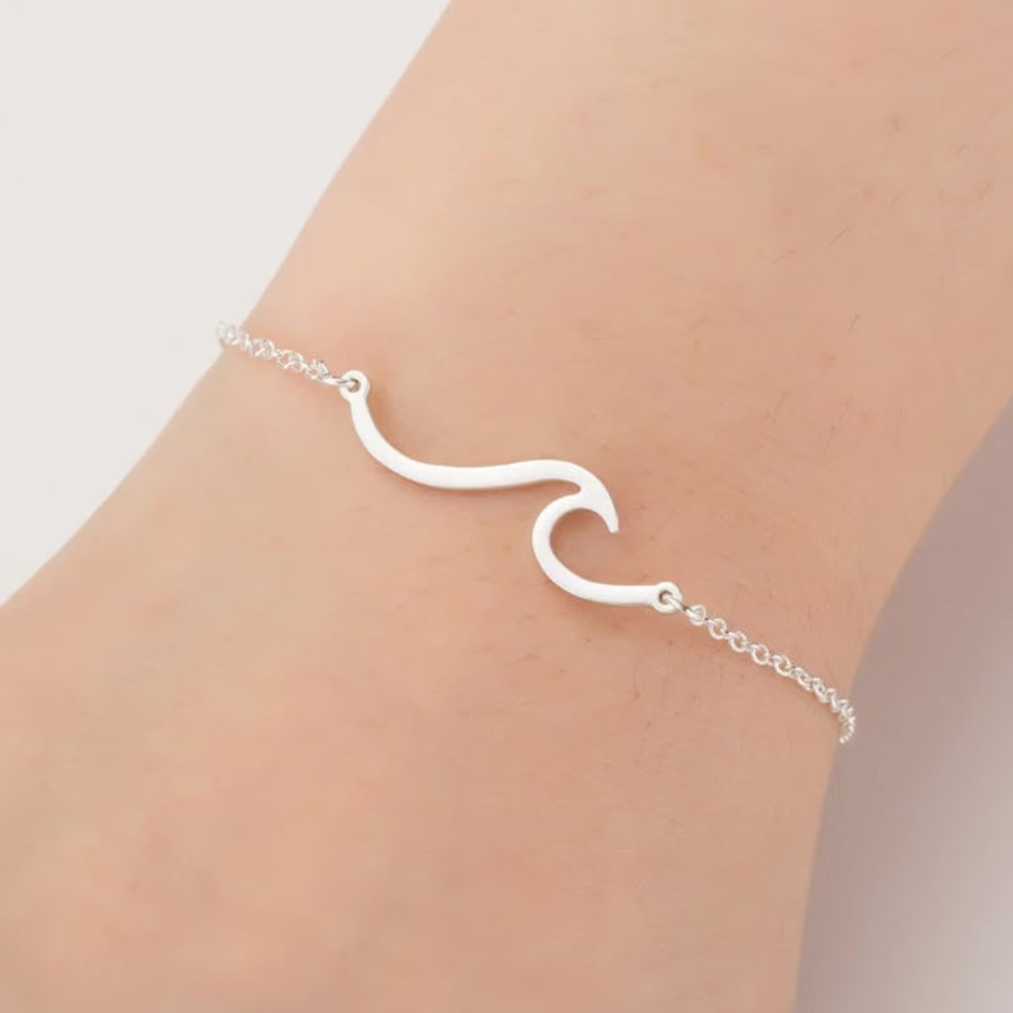 Wave anklet