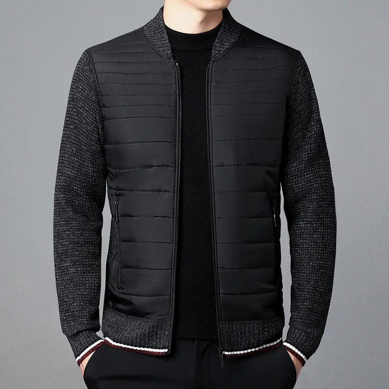 Men's quilted transition jacket