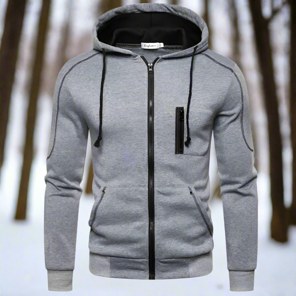 Men - Sports Hoodie - Stylish Drawstring Design - Comfortable Trendy Athletic Wear for Active Lifestyle